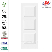 30 in. x 80 in. C3000 Primed 3-Panel Solid Core Premium Composite Single Slab Interior Door